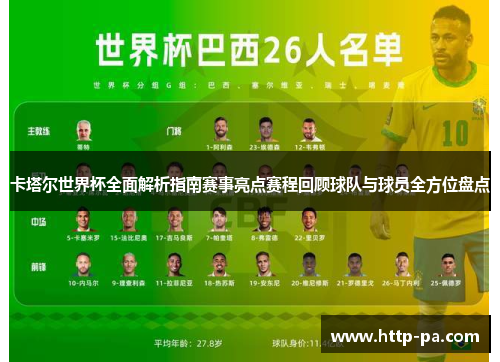 卡塔尔世界杯全面解析指南赛事亮点赛程回顾球队与球员全方位盘点